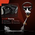 thumbnail image 6 of A-Premium Lower Steering Shaft Steering Column Shaft Compatible with Volvo S60 2006-2009, S80 1999-2006, V70 2005-2007, XC70 2005-2007, Replace # 30741477 30741950, 6 of 7