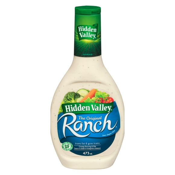 Sauce à salade et garniture The Original Ranch de Hidden Valley, sans gluten ‒ 473 mL 473 ml