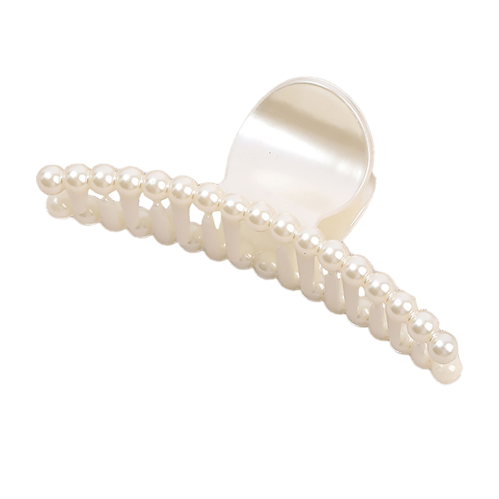 keusn large pearl hair claw clips white hair clips thick long hair jaw