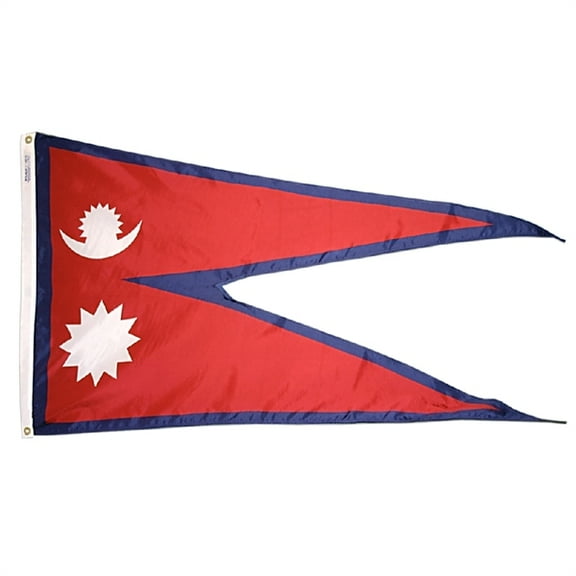3x5' DURAWAVEZ NEPAL NYLON FLAG CH&G
