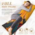 thumbnail image 4 of Bixox Colorful Sweaters And Strings Print Body Pillow Cover with Zipper Closure, Cozy Fuzzy Fleece Body Pillow Case Cover 20 x 54 Inches,Long Body Pillow Pillowcase, 4 of 6