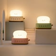 thumbnail image 1 of Xihbxyly Lámpara de Noche con Diseño de Tostadora, Brillo Ajustable, Protección Ocular Suave, Recargable Por Usb, Ideal para Dormitorio y Sala de Estar, Regalo Familiar, Tamaño 134 X 54 X 98 Mm., 1 of 5