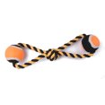 Pet Rope Tennis Ball Toy Bite Resistant Teeth Cleaning Interactive Dog