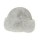 thumbnail image 5 of Gorro de invierno estilo pescador cosaco ruso, confeccionado en poliéster gris, 5 of 7
