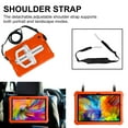 thumbnail image 4 of XYX Kids Case for Samsung Galaxy Tab A9+/A9 Plus Case 11 inch with Shoulder Strap, Shockproof Handle Kickstand (2023, SM-X210/X216/X218), Orange, 4 of 7
