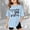 Sky Blue, variant on RTKFRFLM Girls "Big Sister" Graphic Top Fashionable Short Sleeve Tee for Kids Purple 3-4 Years