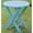 Sky Blue, variant on Pemberly Row 19" Folding Patio Table in Barn Red