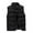 Lettre Noire, variante sur Tenmix Gilet à Fermeture Éclair Complète pour Homme Coupe Régulière Manteaux d'Hiver Chauds Doudoune Veste de Vacances Gilet Sans Manches Vêtement d'Extérieur Rouge m