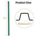 thumbnail image 3 of Danolapsi U-Channel Sign Post, 4-Pack, Steel Sign Post 7.8FT, Heavy Duty Steel Fence for Garden, Farm, Traffic Intersection, 3 of 6