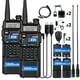thumbnail image 1 of Ham Radio BAOFENG UV-5R de 8 W con 4 baterías de 3800 mAh y 1800 mAh, 1 of 7