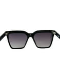 thumbnail image 5 of Quay Australia Level Up Bling Square Oversized Sunglasses Black Smoke 51MM, 5 of 9