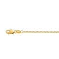 thumbnail image 5 of JewelStop 18K Yellow Gold Diamond Cut/ Textured Finish 1.4mm Cable Chain with Lobster Clasp - 16", 5 of 6