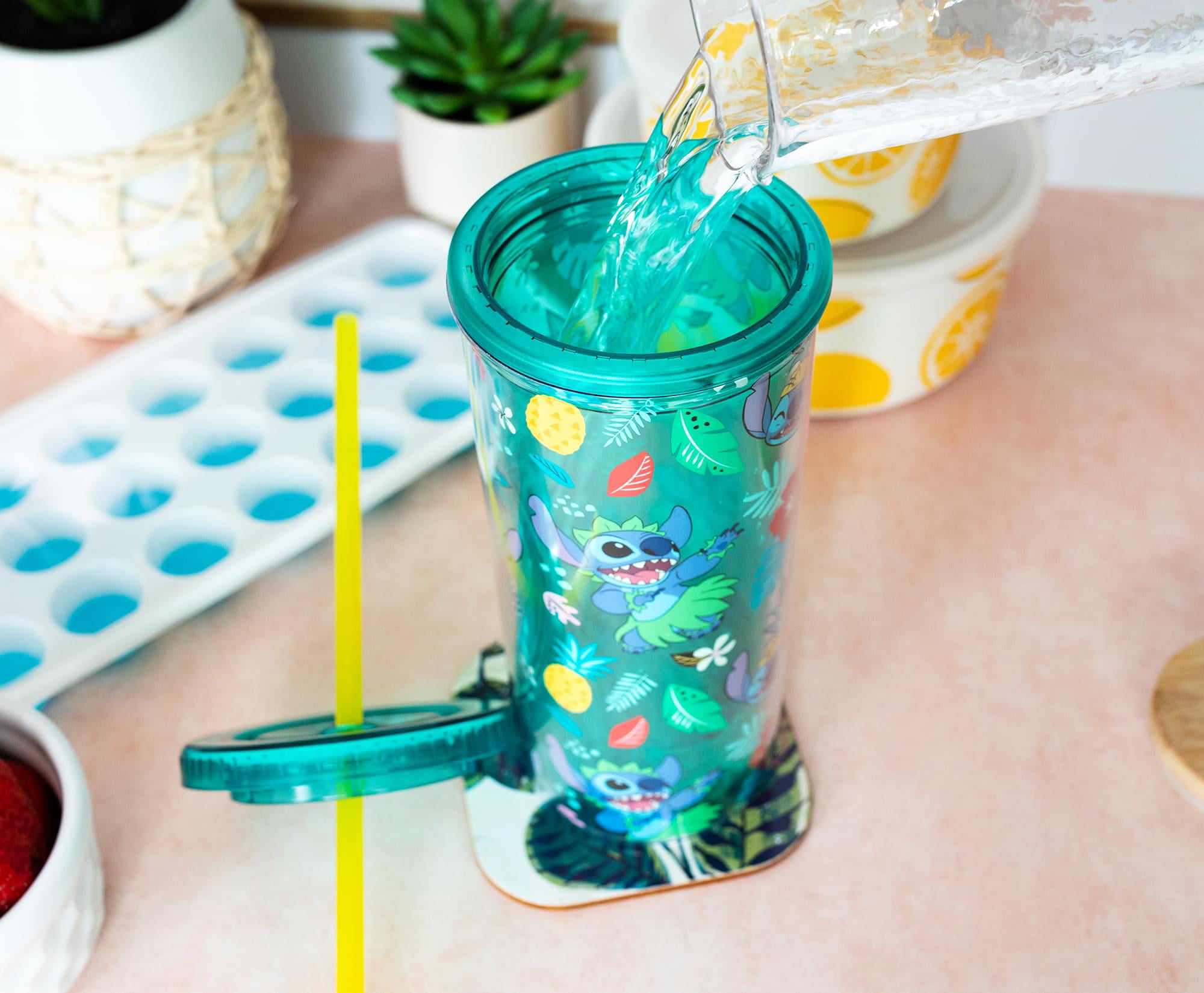Disney Lilo & Stitch Ice Cream Shoppe Acrylic Carnival Cup with