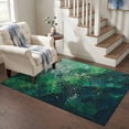 thumbnail image 3 of Area Rugs 3'x5', Green Abstract Carpet Runner Indoor Outdoor Rugs Home Decor Aesthetic, Modern Minimalist Vintage Oil Painting Non Slip Mats Washable Accent Rug for Living Room Bedroom, 3 of 8