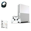 Microsoft Xbox One S 1TB, 4K Ultra HD White with BOLT AXTION Cleaning Kit Headset Bundle Like New