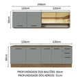 thumbnail image 3 of Cocina Integral Completa Modular Madesa Agata 240cm MG 01, 3 of 5