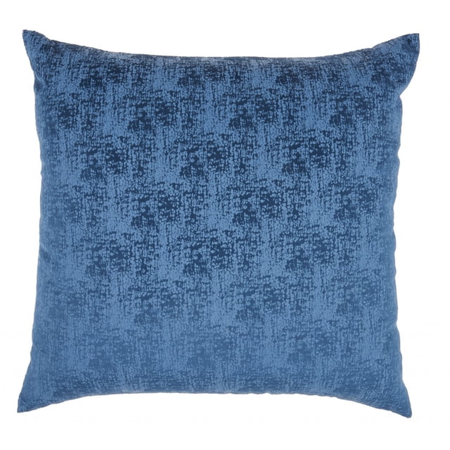 homeroots home decor 386160 Navy Blue Distressed Gradient Throw Pillow
