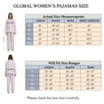 thumbnail image 2 of GLOBAL Womens 100% Cotton Pajamas Set Womens PJs Drawstring Sleepwear for Women,S-XXL, 2 of 2