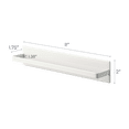 thumbnail image 7 of Yamazaki Home  Magnetic Kitchen Towel Hanger, Steel, Holds 3 lbs - L 1.77 x W 11.02 x H 1.97 inches White, 7 of 7