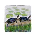 thumbnail image 1 of Betsy Drake CT045 Sous-Verre Deux Tortues - Lot de 4, 1 of 1