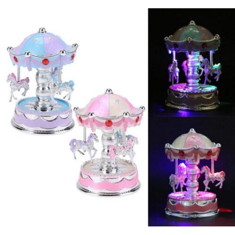 Wind up Music Box Vintage Look Music Box with Jewelry Box - Table