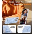 thumbnail image 4 of Funda con Soporte Magnético invisible, Delgada Mate, para iPhone 13 Pro Max, Azul Cielo, 4 of 7