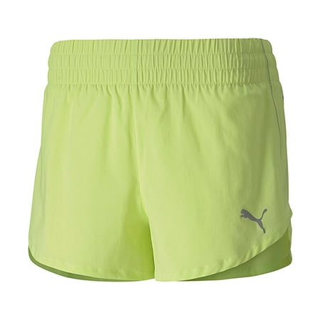 Puma Ignite 3" Running Womens Active Shorts Size Xl, Color: Sunny Lime