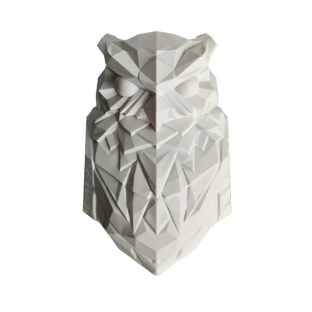 HomeSphere Lampe Murale LED en Plastique à Piles Animaux 3D Hibou Aigle Chauve