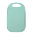 thumbnail image 2 of Reversible Plastic Chopping Board with Easy Grip Handle & Juice Grooves, Dishwasher Safe Kitchen Cutting Board for Meat, Veggies & Meal Prep(Green),Ccwuwei, 2 of 9