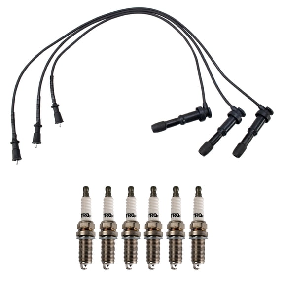 TRQ Ignition Kit Spark Plug & Wire Set For Kia Sorento V6 3.5L TKA01292