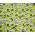 thumbnail image 5 of oneOone Tissu Polyester Spandex Lime Feuilles et Trèfle Matière de Robe Tissu Imprimé Tissu au Mètre 56 Pouces de Large, 5 of 5