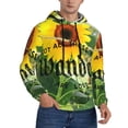 thumbnail image 2 of Kdxio Not All Who Wander Are Lost Print Mens Casual Hooded Collar Drawstring Hoodies Pullover Sweatshirts Casual Long Sleeve Shirts-3X-Large, 2 of 7