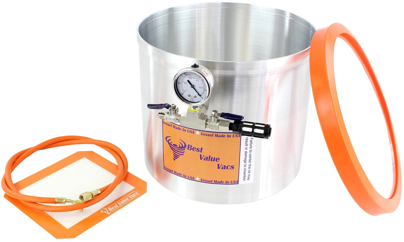 BVV 5 Gallon Aluminum Side Mount Vacuum Chamber