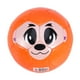 thumbnail image 1 of 1 pelota de fútbol inflable pequeña de PVC para niños, ideal para actividades al aire libre (fondo naranja con estampado de mono)., 1 of 5