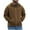 Brown, variant on Mens Zip Up Fleece Hoodies Heavyweight Athletic Full Zip Hooded Sweatshirt with Thermal Lining and Pockets