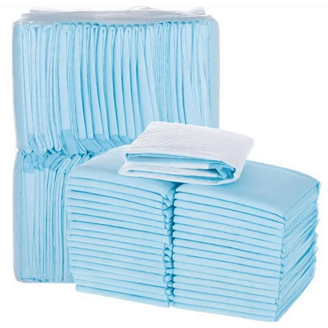 Jinsinto 50 Pcs Alèses Jetables Professionnelles pour Animaux de Compagnie, Tapis Absorbant et Imperméable 45*60cm