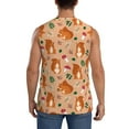 thumbnail image 4 of Kdxio Squirrel And Mushroom for Men's Muscle T-shirt,Sleeveless for Workout Running Athletic Gym Lounge Casual, 4 of 7