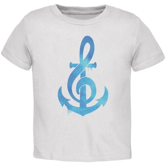 Anchor Clef White Toddler T-Shirt - 2T