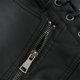 thumbnail image 4 of Chaqueta Mujer Biker Bolsillos PU Tallas grandes Moto Coat Traje de calle Ygjytge Negro T L para Mujer, 4 of 9