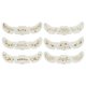 thumbnail image 1 of Ofertas Únicas 6 Pcs Estilo Navidad G Tatuaje Facial Temporal Tono Dorado Papel de Película de Agua Película PET, 1 of 5