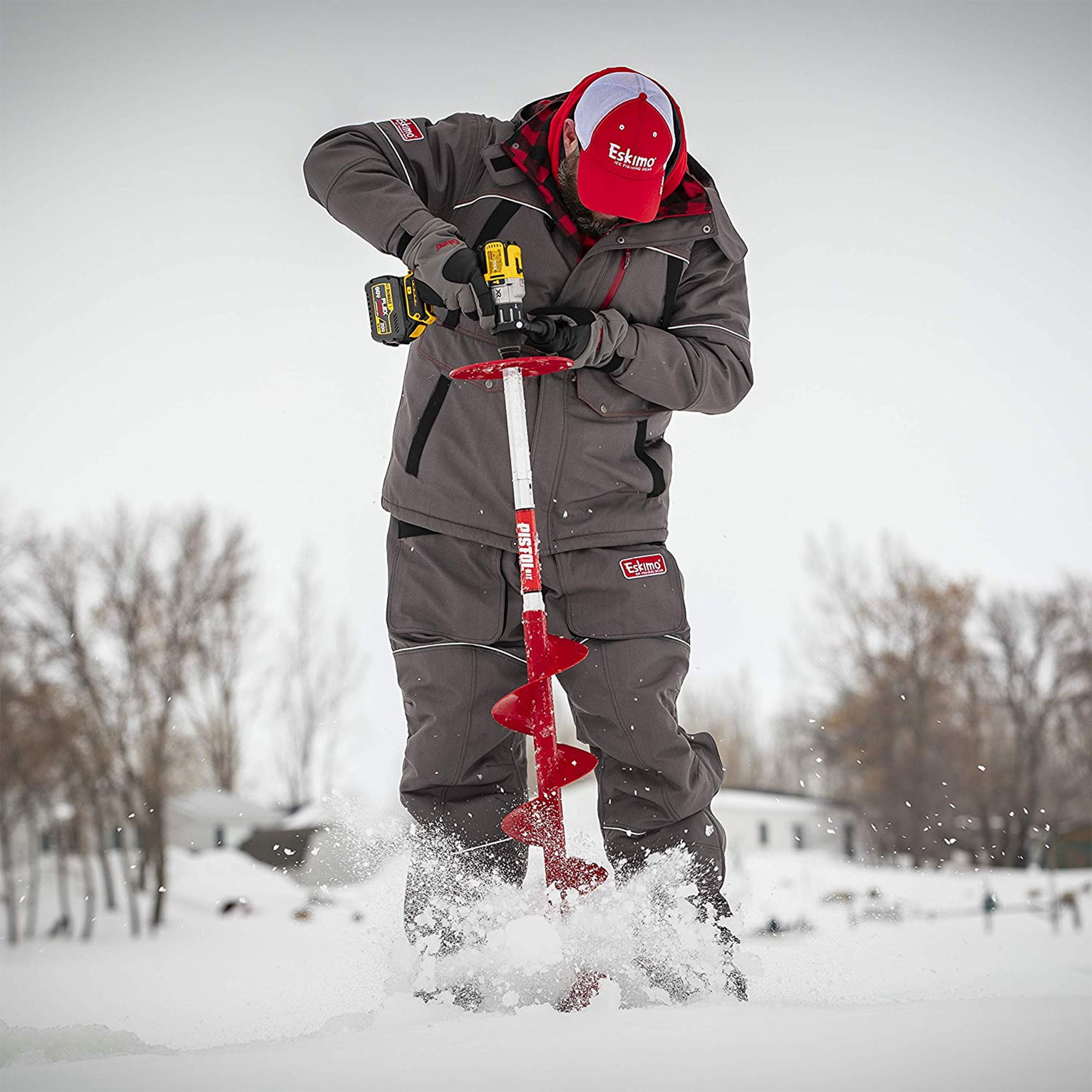 Eskimo Ice Auger Inch Eskimo 35600 Ice Fishing Inch Steel Blade