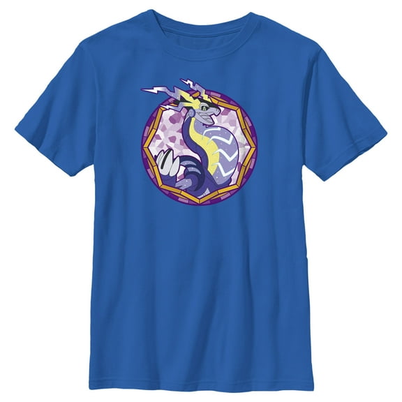 Boy's Pokemon Miraidon Circle  Graphic Tee Royal Blue Medium