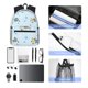 thumbnail image 4 of Balery Cartoon Turtle Mochila para Mujeres y Hombres, Mochila Ligera Casual para Viajes, Mochila Clásica Básica para la Universidad, 4 of 6