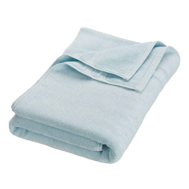 Hotel Style Turkish Cotton Bath Towel Collection, Bath Sheet, Light Blue 1 Piece