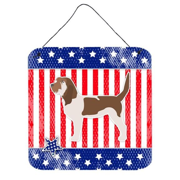 USA Patriotic Grand Basset Griffon Vendeen Wall or Door Hanging Prints