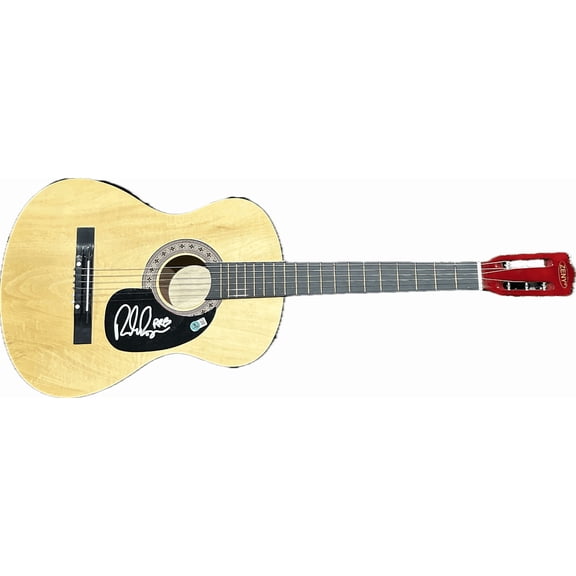 Randy Rogers Signed Natural Acoustic 38 inch Guitar Beckett BT70805