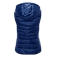 thumbnail image 3 of Vest for Women Hemlock Unisex Casual Solid Vest Zipper Pocket Loose Sleeveless Jacket Hooded Coat Vest, 3 of 3