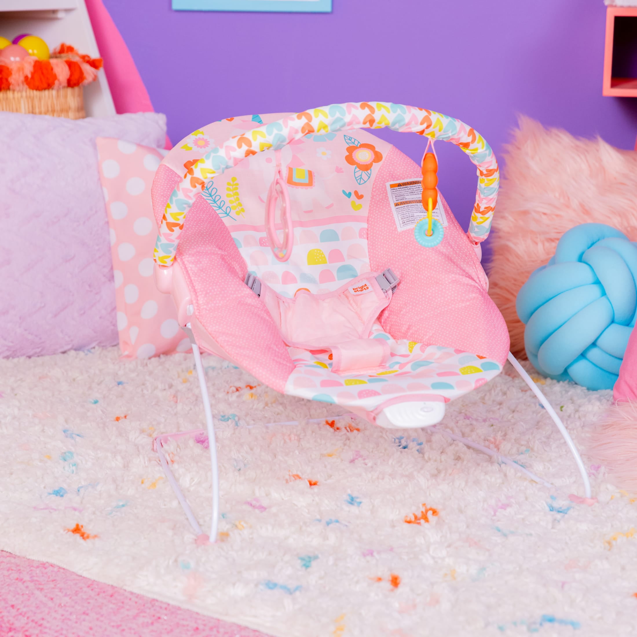 Bright starts fanciful cheap flowers vibrating bouncer