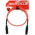 thumbnail image 6 of 4 Rockville 3' Female to Male REAN XLR Mic Cable 100% Copper (4 Colors), 6 of 9