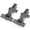 Half Overlay-10 Pack, variant on Inset 10 Pack Soft Close Hydraulic Cabinet Hinges for Kitchen Cabinets Wardrobes Bookcases